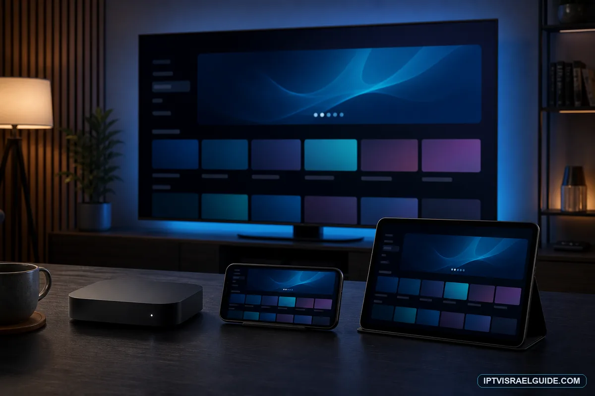 התקנת IPTV מקצועית עבור Apple TV,‏ iPhone ו-iPad בישראל — iptvisraelguide.com