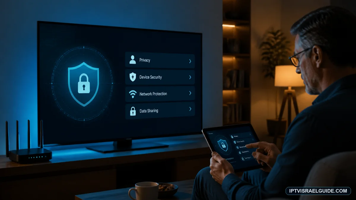 אבטחת Smart TV בישראל: פרטיות, אפליקציות ועדכונים